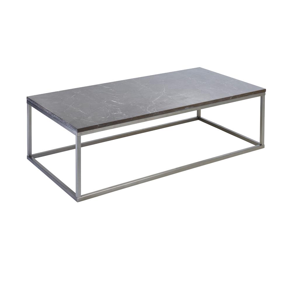 Cadre Rectangular Coffee Table In Cadre Marble Grey Marble Dwell