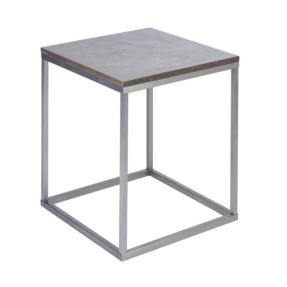 Cadre Side Table In Cadre Marble Grey Marble Dwell