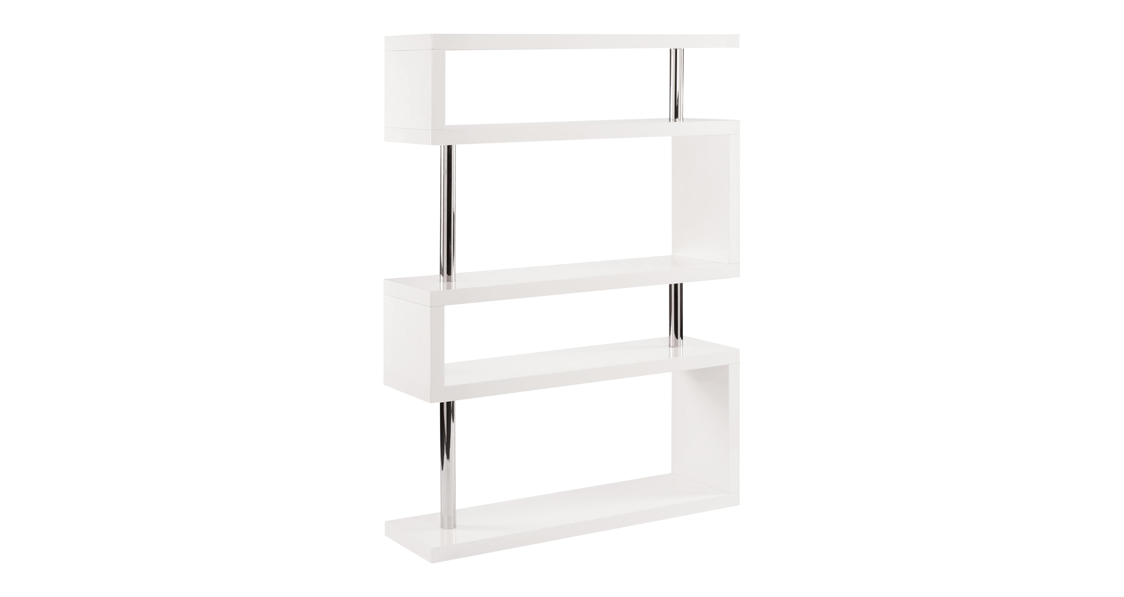 Curva White Gloss Shelving Unit atelieryuwa.ciao.jp