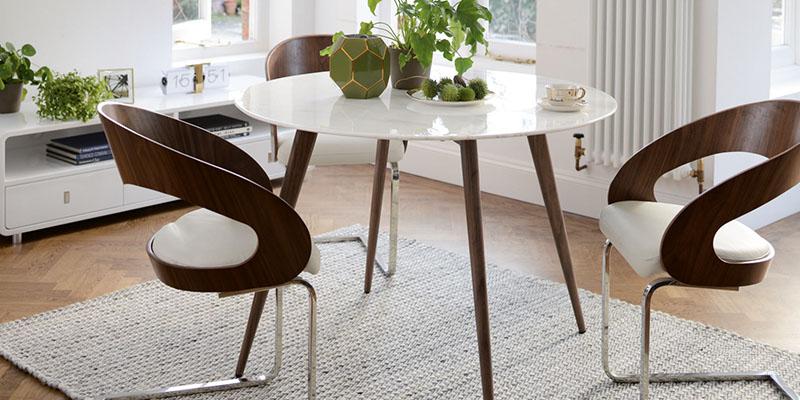 Small 2 - 3 Seat Dining Tables with a Pedestal Base | dwell