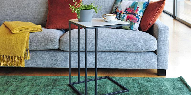 Side Tables Modern High Gloss Glass, Small Glass Side Tables For Living Room